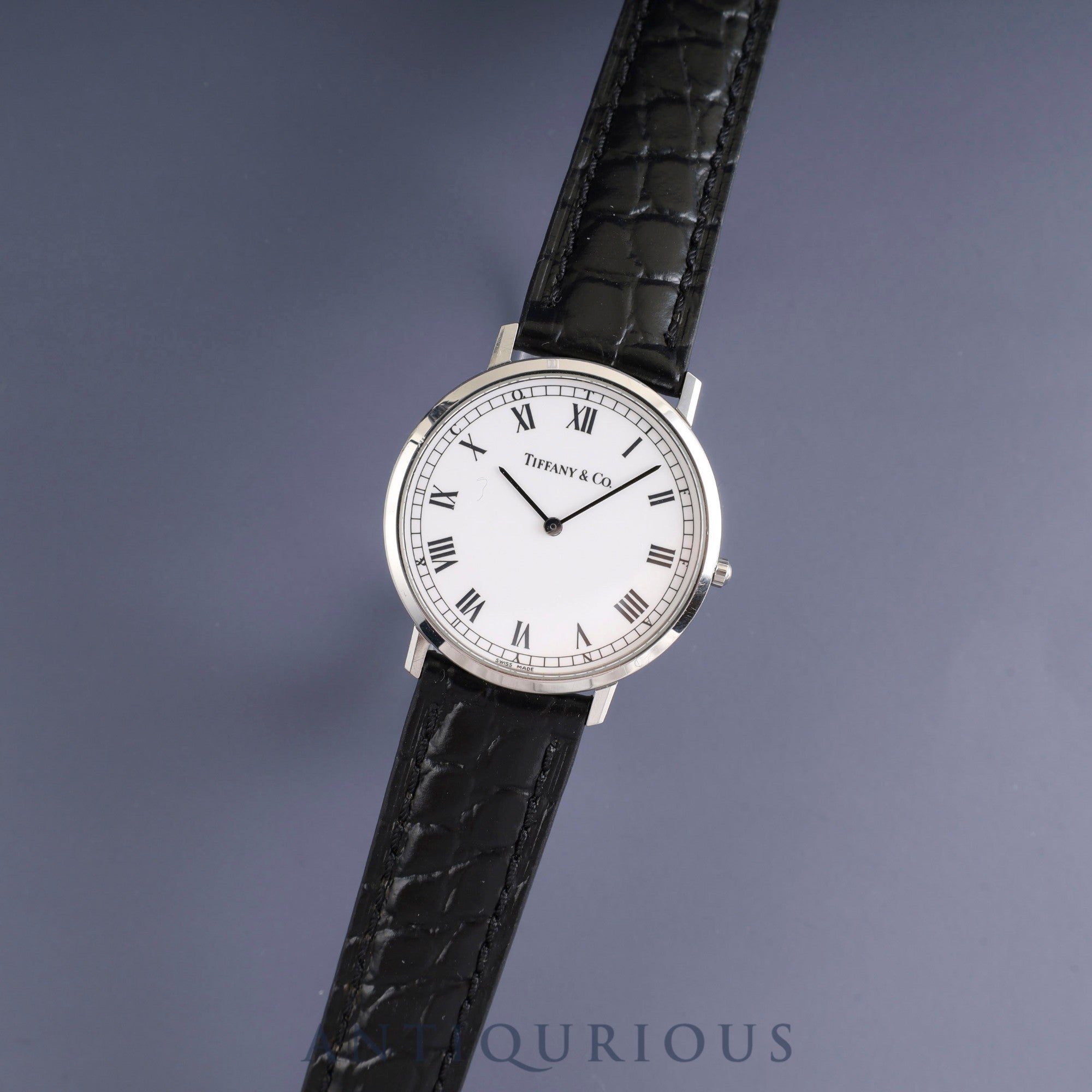 ティファニー ラウンドクラシック M1510 クォーツ Cal.282.001 SS 革
