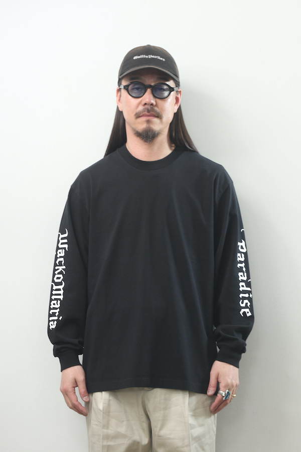 TIGHT / WASHED HEAVY WEIGHT CREW NECK LONG SLEEVE T-SHIRT ( TYPE-1