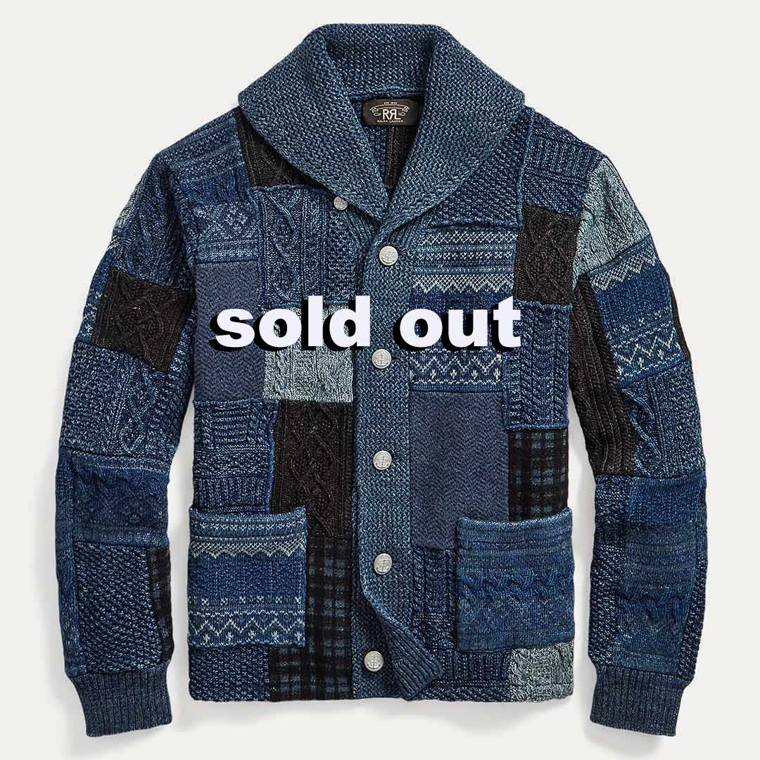 襤褸 インディゴ パッチワーク スカーフ キャピタル ポーター