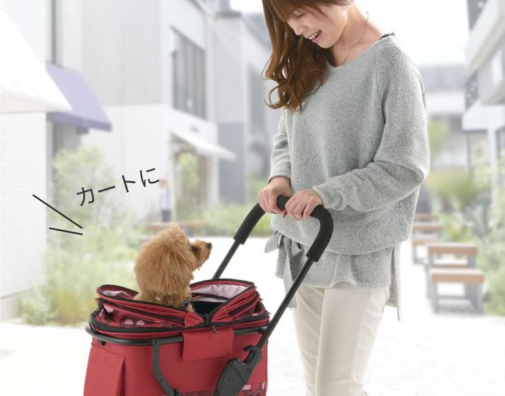 楽天市場】リッチェル ペットバギー ペットカート ミニモ 選べるカラー