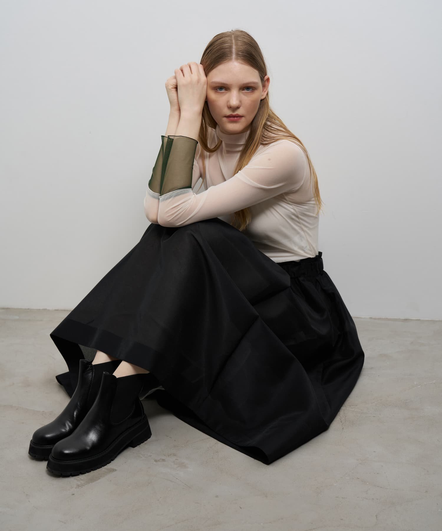 LANVIN en Bleu｜レザーサイドゴアブーツ | Rakuten Fashion(楽天