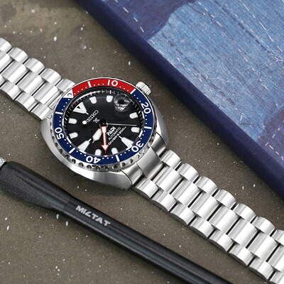 楽天市場】20mm メタル時計バンド ステンレススチール エンドミル