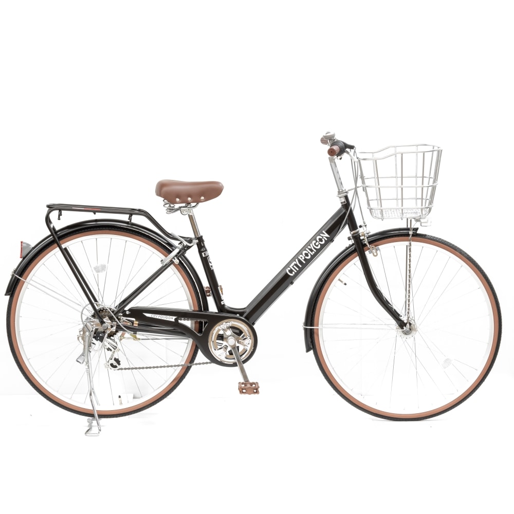 27インチ軽快車（SG仕様） 外装6段 オートライト(マットブラック