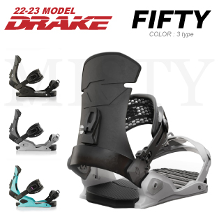 22-23 DRAKE(ドレイク)・FIFTY(フィフティ) BLACK,BLACK/WHITE,BLACK