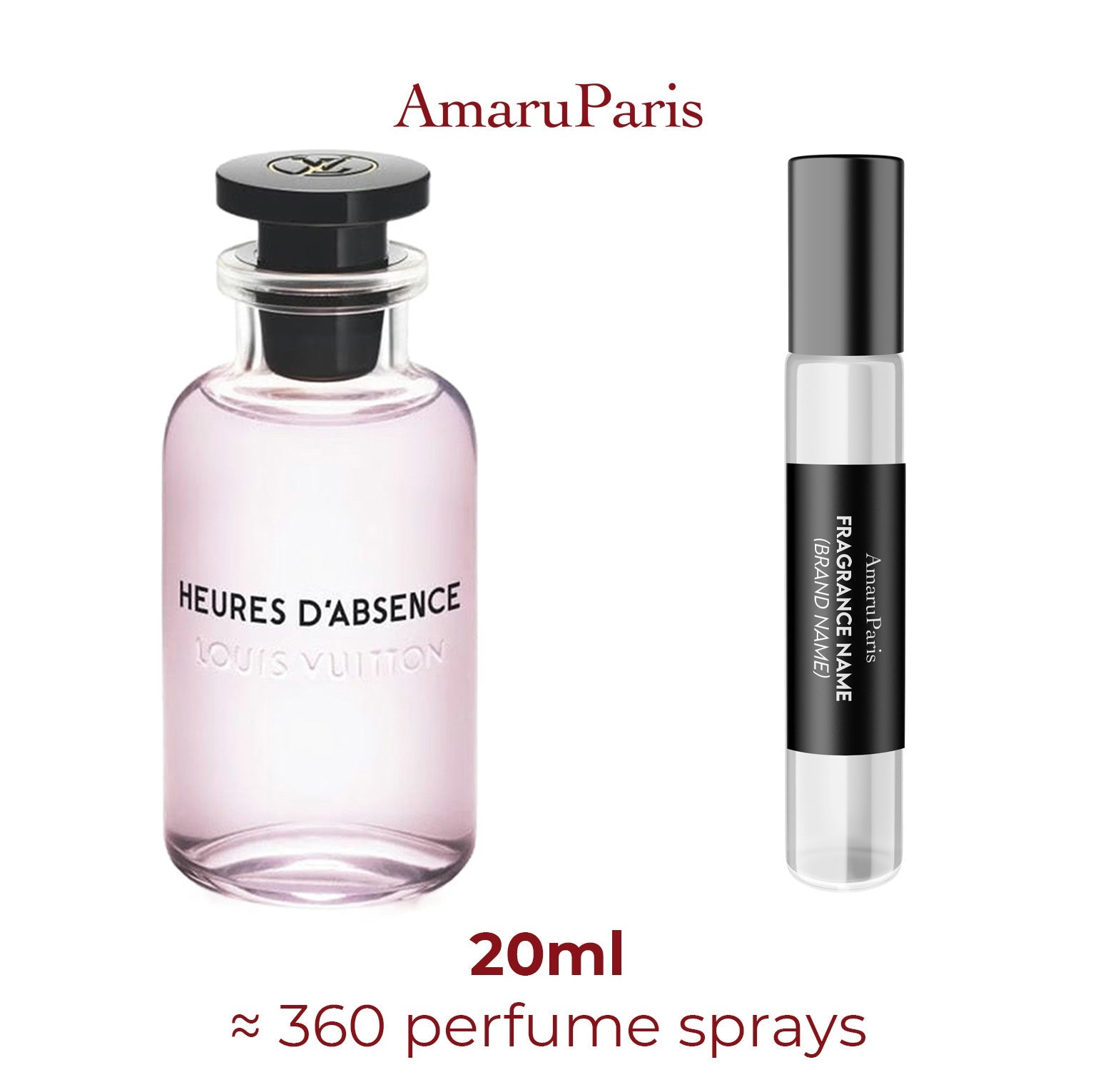 Louis Vuitton Heures d'Absence - Amaru Paris Miniature Perfume