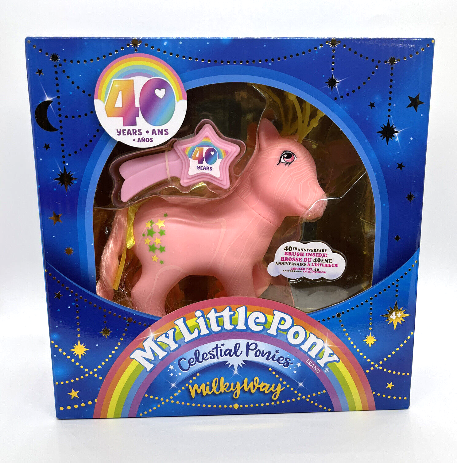 My Little Pony Celestial Ponies Milky Way Figure MLP Retro 40th