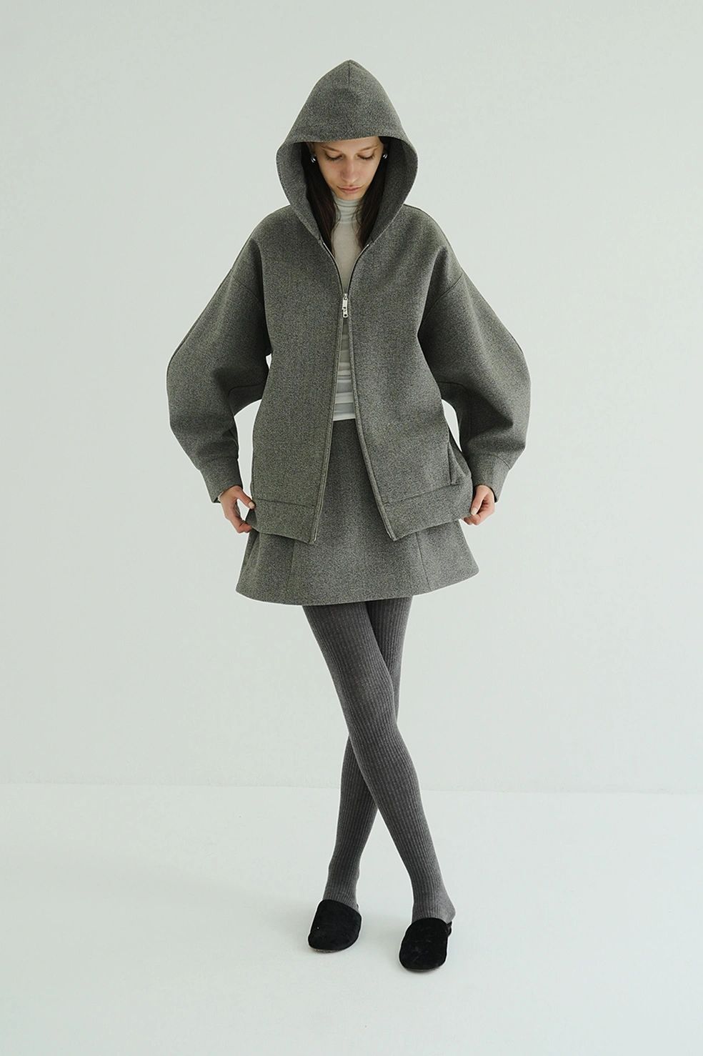 CLANE - ミニスカート - CONSTRUCTIVE MINI SKIRT (MIX) | ADDICT WEB SHOP