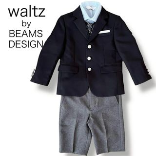 BEAMS DESIGN - waltz by BEAMS DESIGN ノーカラージャケットスーツの