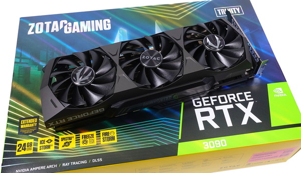 ZOTAC GAMING GeForce RTX 3090 Trinity」をレビュー【フォトレポート