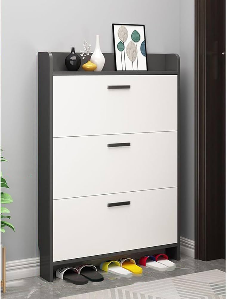 Amazon｜靴箱 シューズラック 幅80cm スリム 奥行13cm 下駄箱 シューズ