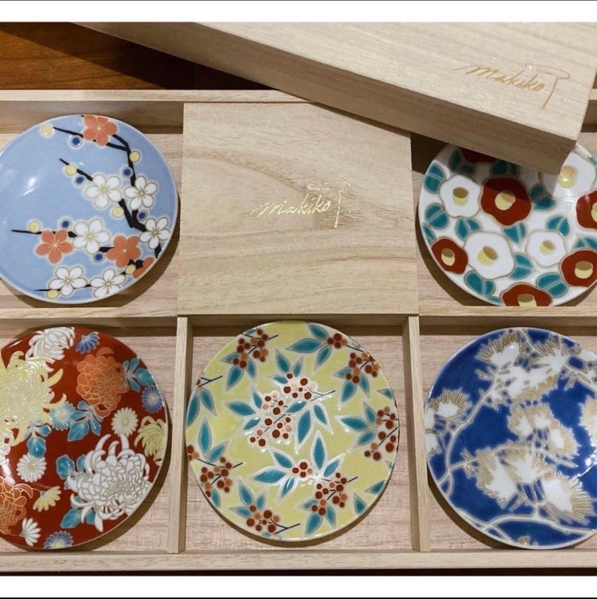 Amazon | 滝沢眞規子 タキマキ 豆皿5枚セット | ノーブランド品 | 小皿