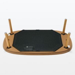 Amazon | 無印良品 楕円こたつ ナチュラル 幅130×奥行75×高さ37cm MJ