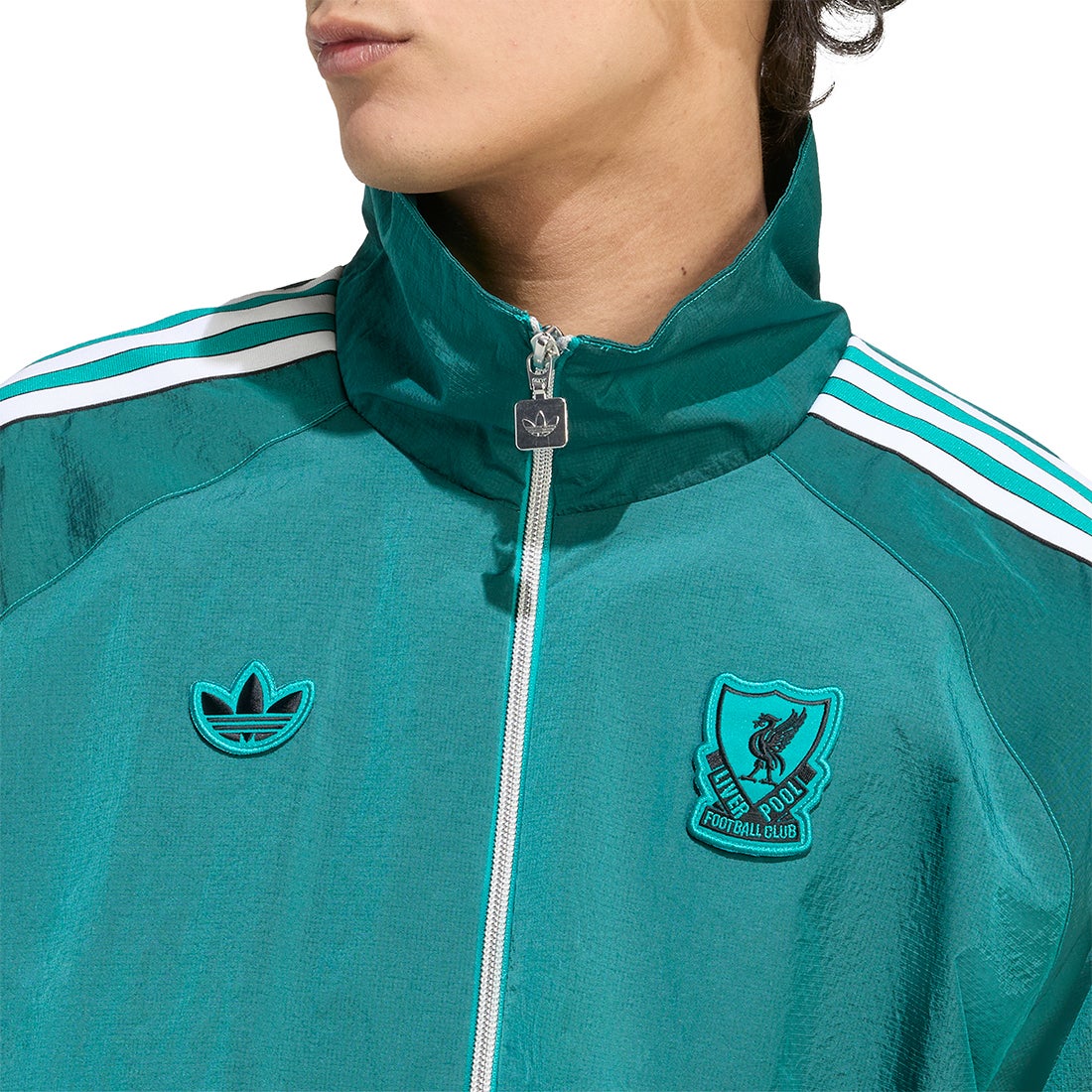 adidas リバプール 25/26 TERRACE ICON ハーフジップ ジャケット