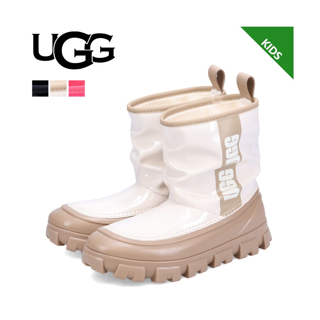 UGG アグ レインブーツ 長靴 クラシック ブレラ ミニ キッズ 厚底