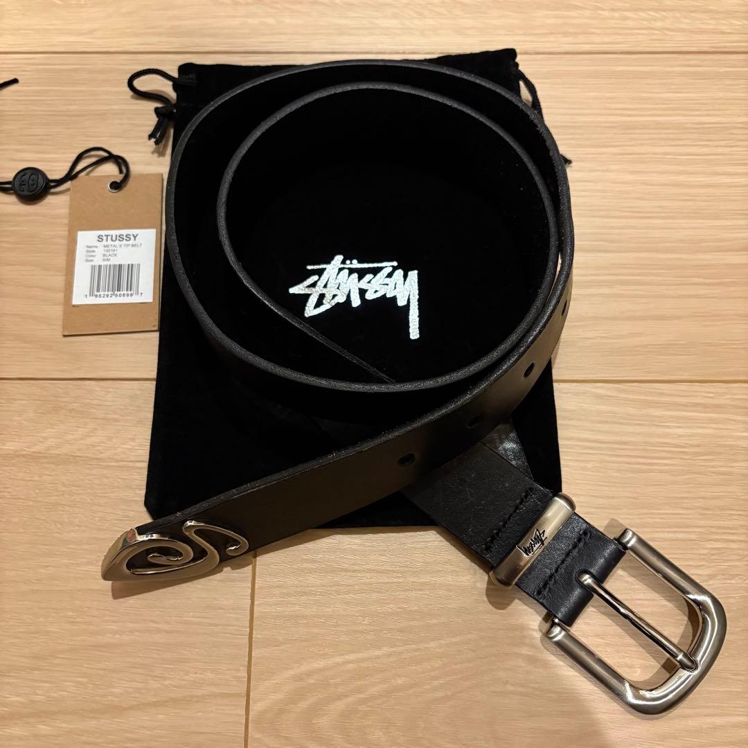 STUSSY L S TIP BELT Black 黒 ベルト 正規品 Buy Stussy Metal S Tip Belt 'Black' - 135191 BLAC | GOAT