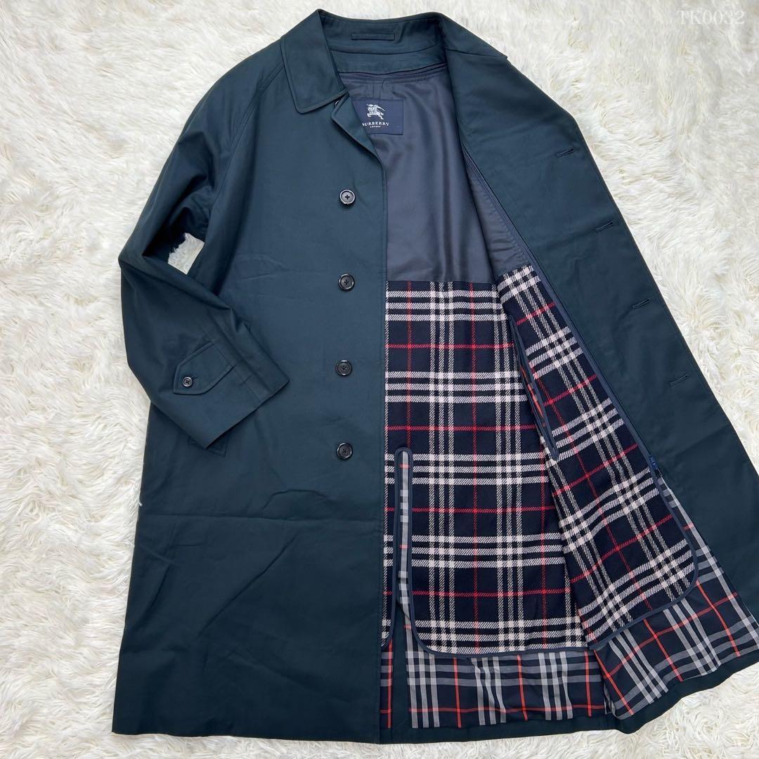 【美品/M】バーバリーロンドン ステンカラーコート アウター ライナー付 比翼 中古・古着通販】BURBERRY LONDON (バーバリーロンドン) ライナー付