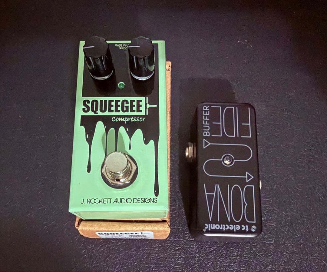 エフェクター(コンプ＋バッファー)２個セット Phil Jones Bass (PJB) X2C コンパクトエフェクター デュアル