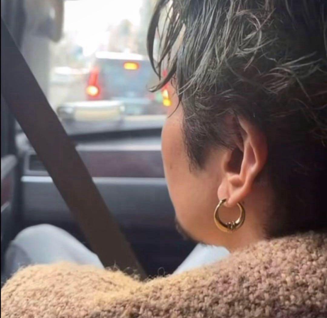 常田大希 着用似 ピアス 18k ゴールドメッキ ゴールド フープピアス 両耳 ゴールド ピアス 常田大希 着用 - メルカリ