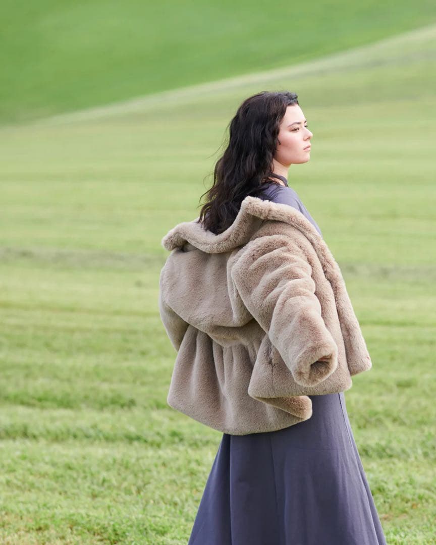 完売NOTRE émor wave silhouette volume coat - メルカリ