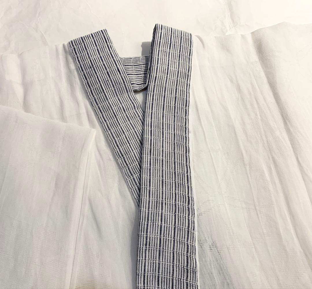 小千谷本麻紋紗　長襦袢　残布あり　裄63.5 楽天市場】本麻長襦袢 新潟 越後 小千谷 (お仕立て代こみ) 長襦袢