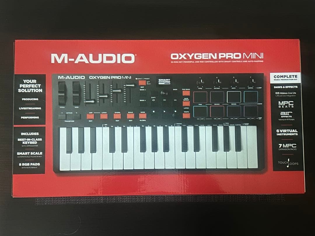 【未登録】M-AUDIO OxygenProMini 付属ソフト全て使えます M-Audio Oxygen Pro Series | Setup in Logic : M-Audio