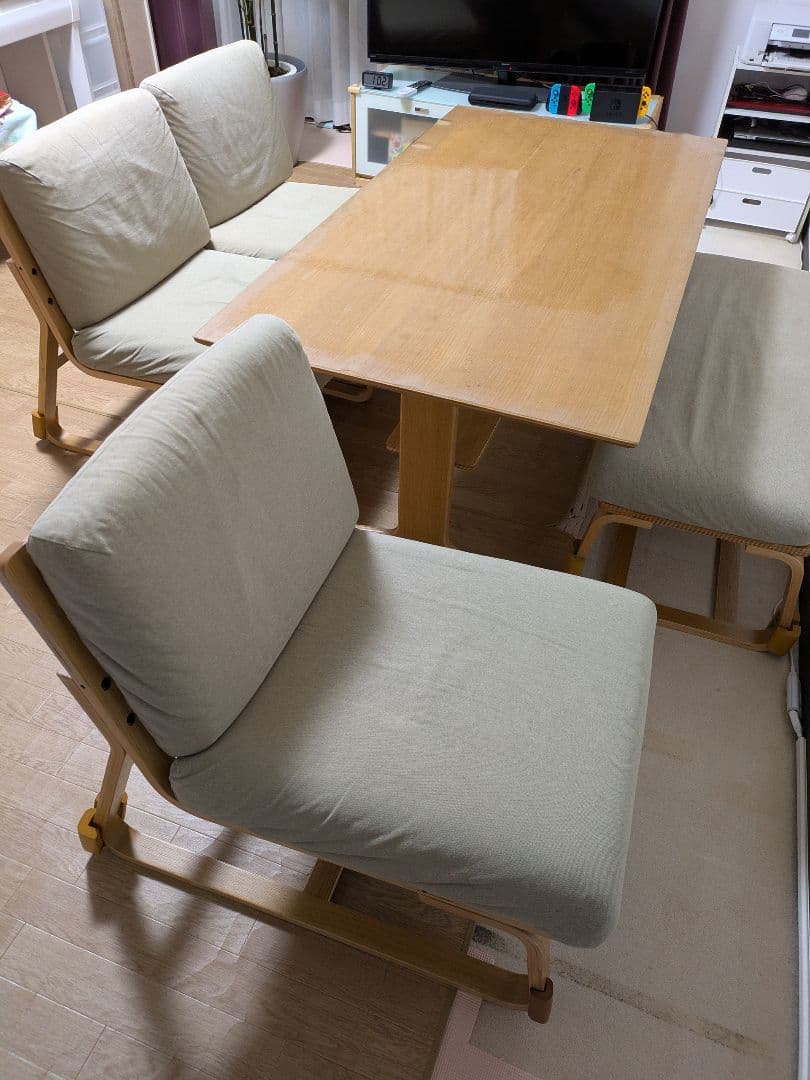 無印良品ダイニングテーブル5点セット1500×800 ダイニング の検索結果 | 無印良品