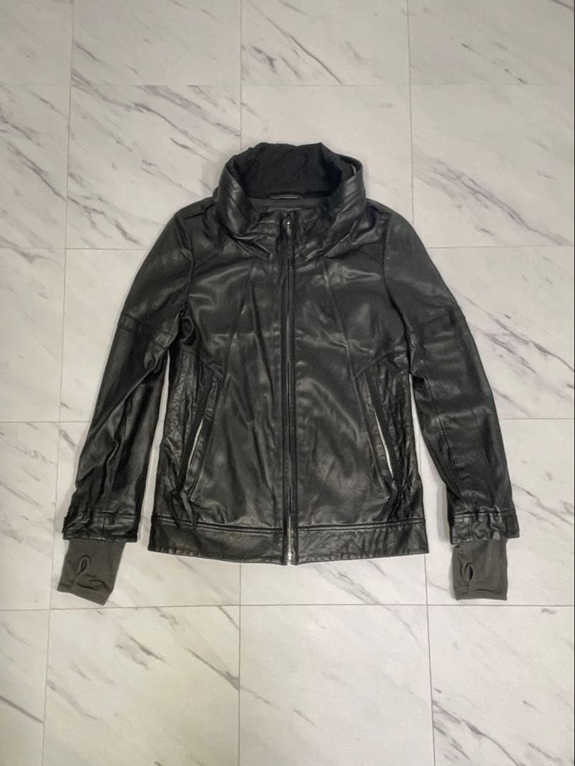 00s archive レザージャケット Archive 00s 変形 leather coat 羊革 - メルカリ