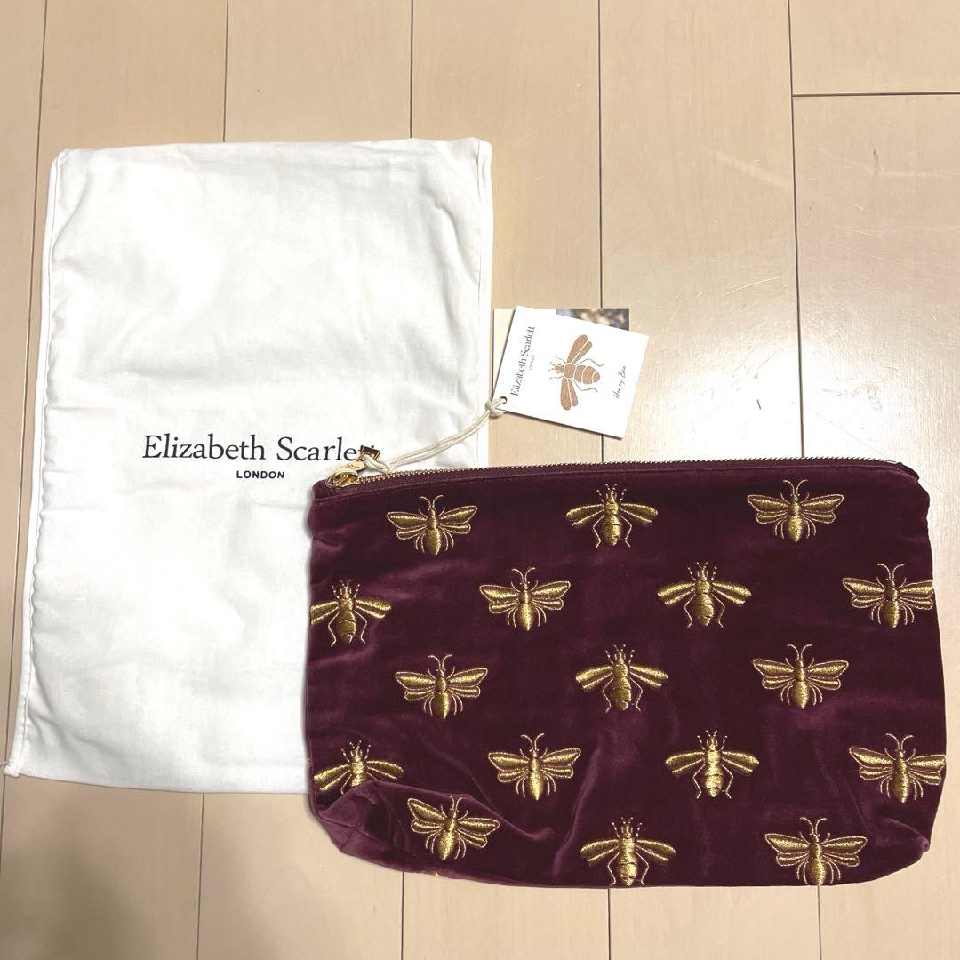 【Elizabeth Scarlett 】honey Bee エブリデイポーチ 関税送料込み/国内配送☆Elizabeth Scarlettハニービーポーチ