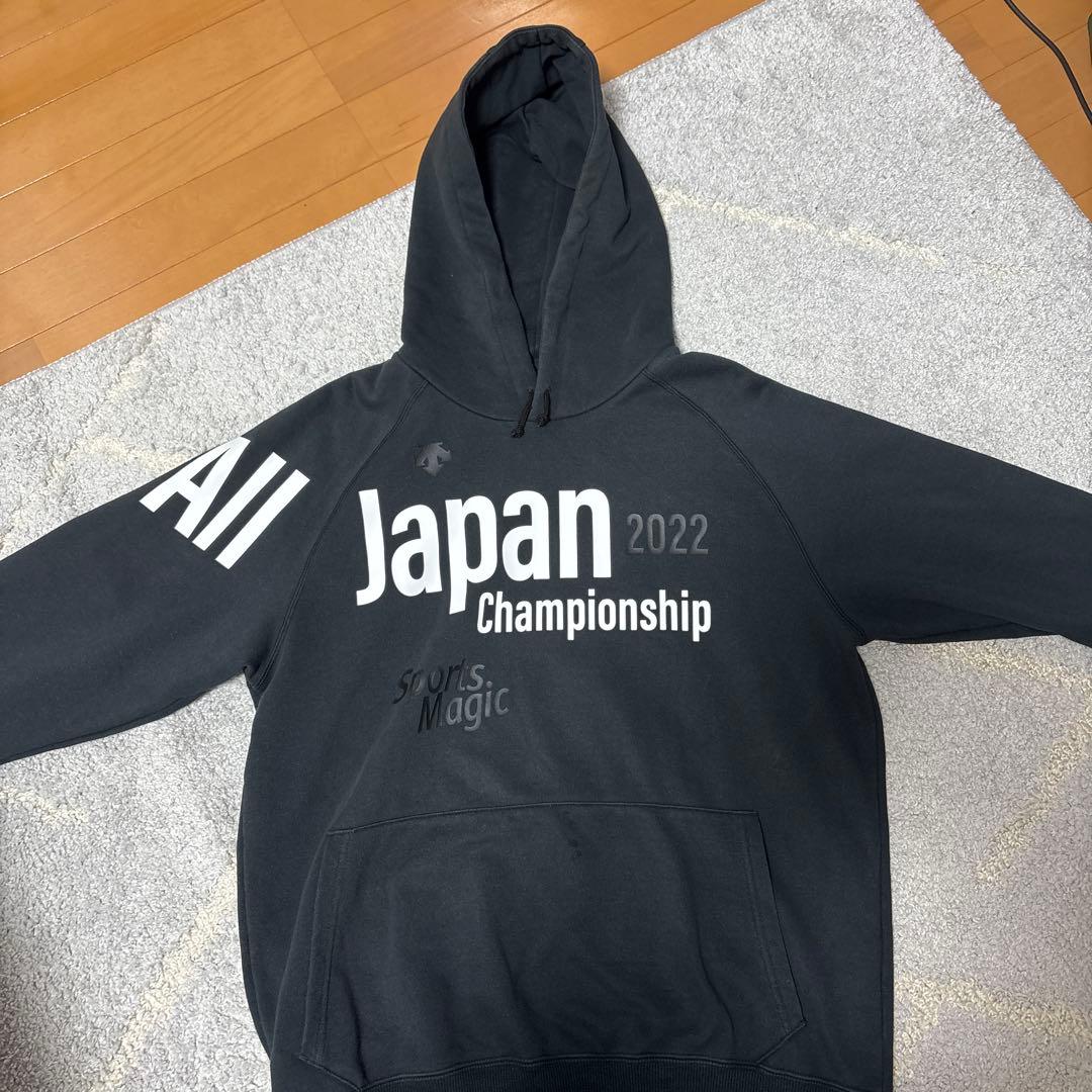 2022 国体パーカー オールジャパン デサント ALLJAPAN パーカー 国体 - メルカリ