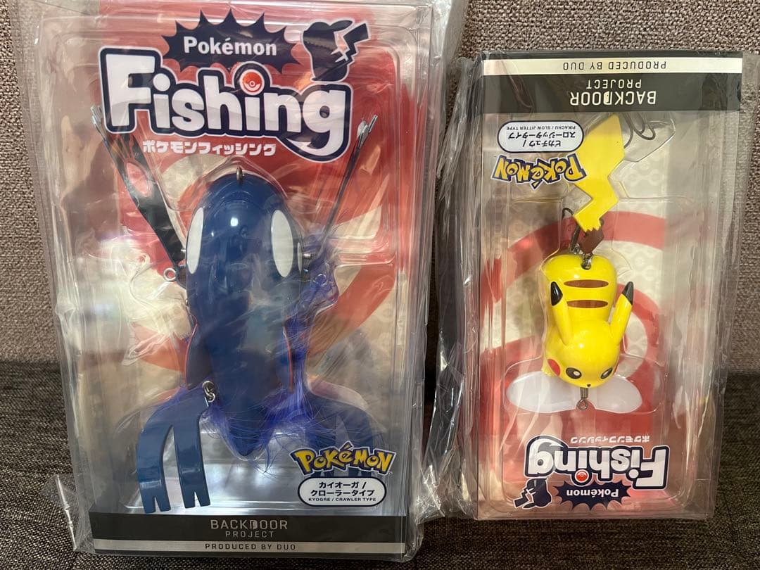 ポケモンルアー ピカチュウ　カイオーガ 6個セット】デュオ ポケモンフィッシング ピカチュウ×4個 コダック×1個