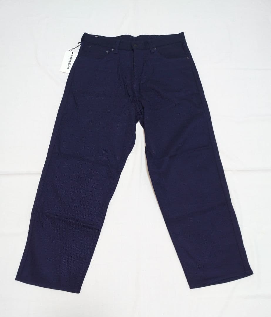 桃太郎ジーンズ MOMOTARO JEANS 刺し子パンツ　W38　ネイビー Amazon | [桃太郎ジーンズ] MOMOTARO JEANS 刺し子パンツ 出陣ライン